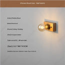 Axyaa Retro Japanese LED Walnut Wall Lamp for Home Lighting