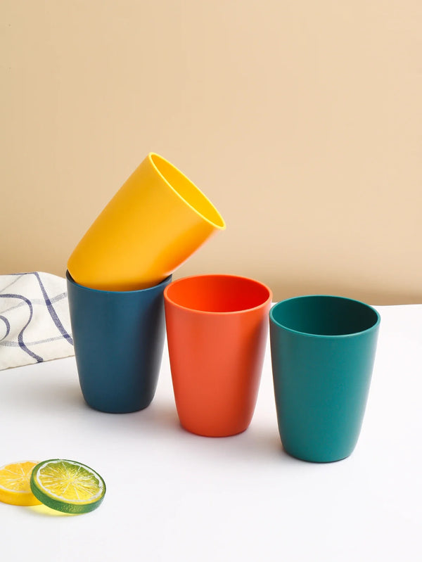 Axyaa Reusable Plastic Cups - Set of 8
