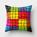 Axyaa Geometric Animal Rainbow Pillow Case for Home Decor 45X45CM