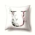 Axyaa Alphabet Cushion Cover - Kids Room Decor Throw Pillow Case