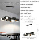Axyaa Modern Minimalist Square LED Ceiling Lamp for Living Room Dining Room