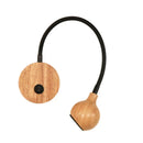 Nordic Wood LED Wall Lamp by Axyaa, Adjustable Bedroom Reading Light