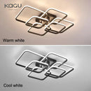 Axyaa Dimmable LED Ceiling Light for Living, Bedroom, Dining - Modern Surface Mounted Fixture