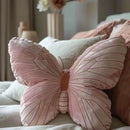Axyaa Girl Heart Butterfly Doll & Pillow Set in Soft Pink
