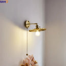Axyaa Copper LED Wall Light: Modern Nordic Lamp for Dining, Bathroom, Bedroom