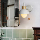 Axyaa LED Wall Lamp Modern Nordic Sconce Reading Light White Iron Fixture