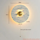 Axyaa Nordic Minimalism LED Wall Lamps Marble Bathroom Mirror Light