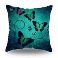 Axyaa Retro Butterfly Pattern Pillowcase 45x45cm Decorative Cushion Cover