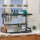 Axyaa Stainless Steel Kitchen Sink Rack for Multi-Functional Countertop Storage