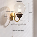 Axyaa Japanese Style LED Wall Lights for Home Decor, 4w Bedside Lamp