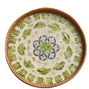 Axyaa Rattan Tray Storage Baskets - Korean Style Shell Decor Crafts for Home