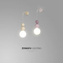 Axyaa Modern Nordic LED Wall Lamp Cream Style Indoor Lighting Home Decor