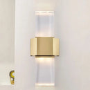 Axyaa Crystal Wall Lamp: Postmodern Living Room TV Background Aisle Lighting