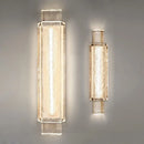 Axyaa Gold Crystal Glass LED Wall Lights for Modern Luxury Bedrooms