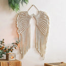Axyaa Angel Wings Macrame Dream Catcher Wall Hanging - Boho Home Decor