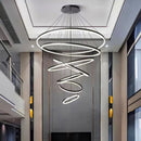 Axyaa Vintage Ring Pendant Ceiling Chandelier Light