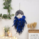 Axyaa Colorful Feather Pendant Dream Catcher Wall Hanging for Living Room