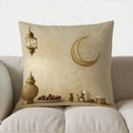 Axyaa Crescent Moon & Lantern Pillow Cover for Sofa, Bedroom, Car