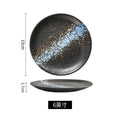 Axyaa Ceramic Plates Set | Creative Japanese Style Dinner & Dessert Dishes