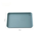 Axyaa Serving Tray: Anti-Slip Scratch Resistant Kitchenware for Tea, Fruit, Dessert