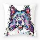 Axyaa Dog Yorkie Pug Cute Pillowcase Sofa Bedroom Decoration