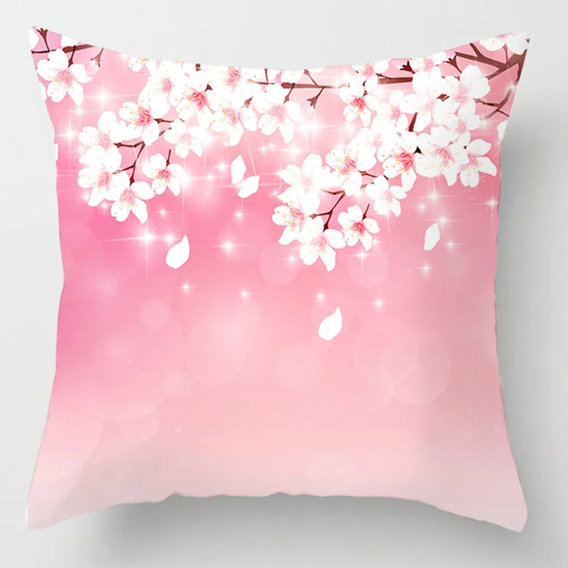 Cherry Blossom Pillowcase for Wedding Party Decor and Gifts - Axyaa