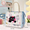 Axyaa Kawaii Thermal Lunch Bag for Women, Girls, Kids - Cute Bento Tote Pouch