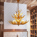 Axyaa Antler Chandelier Pendant Lamp | Nordic Style Hanging Lights for Bar and Bedroom