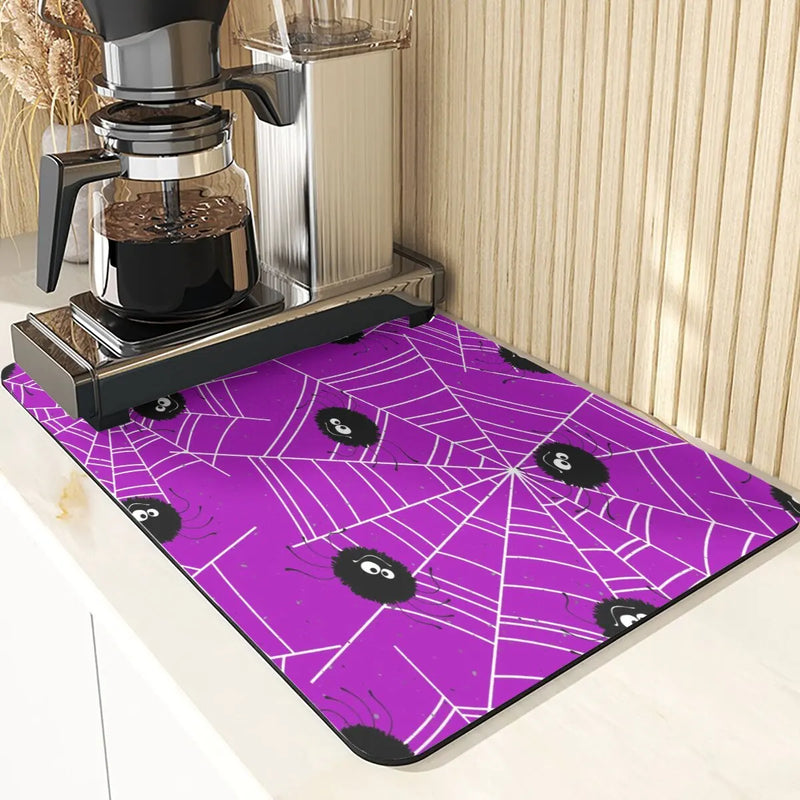 Axyaa Halloween Pumpkin Silicone Table Mat Set