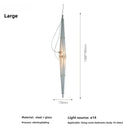 Axyaa Glass Pendant Lights for Modern Dining Room & Living Room