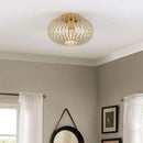 Axyaa Minimalist Iron Art Ceiling Light for Living Room, Bedroom, Kitchen.