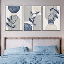 Axyaa Geometric Botanical Lines Canvas Art Print - Modern Living Room Decor