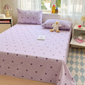 Axyaa Cotton Coarse Cloth Bed Sheet Set, Soft Mat & Quilt - Single/Double, Print, Washable