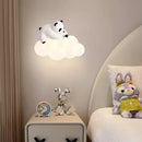 Axyaa Panda Cloud LED Wall Lamp for Kids' Bedroom