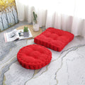 Axyaa Japanese Tatami Seat Cushion - Cozy Square Round Pad for Office Chair & Kids