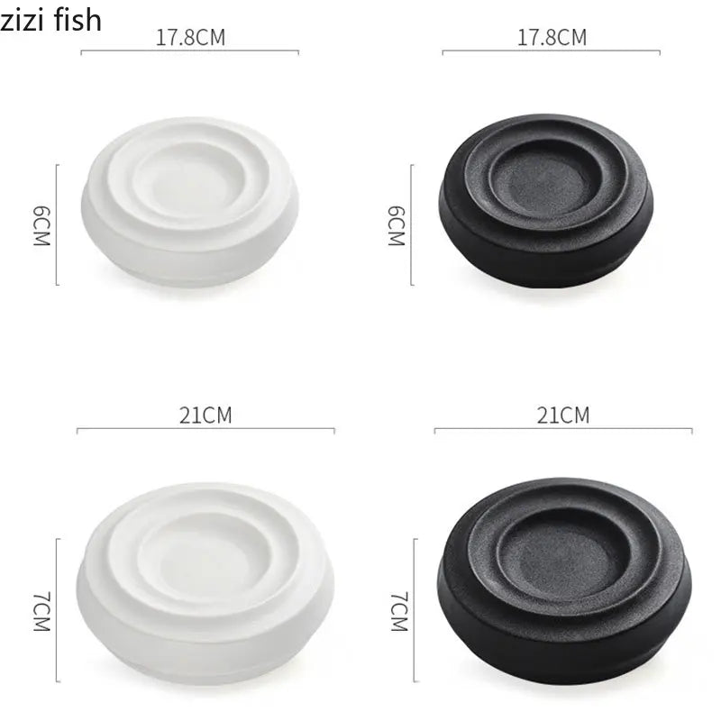 Axya Ceramic Dinner Plate Set for Hotel Restaurant, Superior Quality Tableware