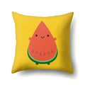 Axyaa Fresh Summer Fruit Printed Cushion Cover for Home Sofa 45x45cm