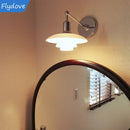 Axyaa Glass Wall Lamp E27 Light for Bedroom, Bathroom, Living Room - Decor Lighting Fixtures
