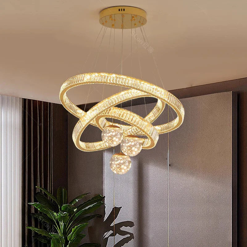 Axyaa Pendant Lights: Modern LED Chandelier Ceiling Lamp for Dining Room