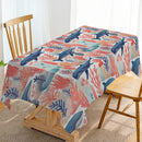 Luxurious Axyaa Whale & Algae Washable Tablecloth for Dining & Events