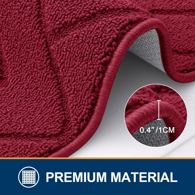 Axyaa Front Entry Indoor Doormat - Washable Non-Slip Absorbent Resist Dirt Mat
