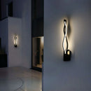 Axya Wave Design LED Wall Lamp - 16W Iron Sconce for Home Decor