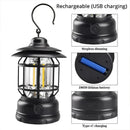 Axyaa Rechargeable Retro Camping Lantern Waterproof LED Tent Lamp