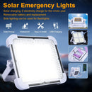 Axyaa Solar Floodlight - Portable LED Spotlight with 200W Power & Emergency Lighting