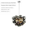 Axyaa Bubble Chandelier: Colorful Glass Pendant Lamp for Kids' Rooms, Bedroom, Dining Room