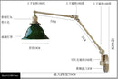 Axyaa Brass Glass Wall Lamp Japanese Retro Luxury Lighting