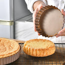 Axyaa Non-Stick Carbon Steel Cake Mold Pizza Mould Cup Bakeware Pan & Template