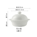 Axyaa Stewed Bird's Nest Pot, Waterproof, Steamed Egg Bowl, Soup Cup for Home & Restaurant