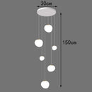 Axyaa Nordic Pendant Chandelier for Dining Room and Living Room Lighting