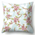 Axyaa Tree Flower Plant Landscape Print Pillow Cover 45X45CM
